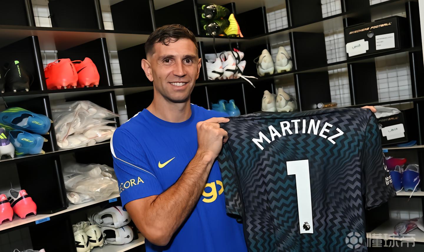 切尔西官方：大马丁改穿球队1号球衣